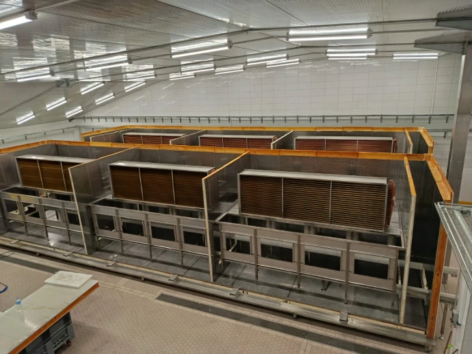 impingement iqf freezer montaj